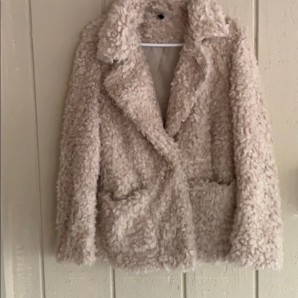 H&M faux fur coat
